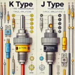 تفاوت ترموکوپل نوع j وk