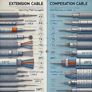 تفاوت کابل افزاینده و کابل جبران ساز ترموکوپل - سنجش حرارت